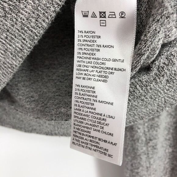 Out From Under Whitney Cropped Cozy Fleece Sweatshirt Gray - Picture 8 of 9